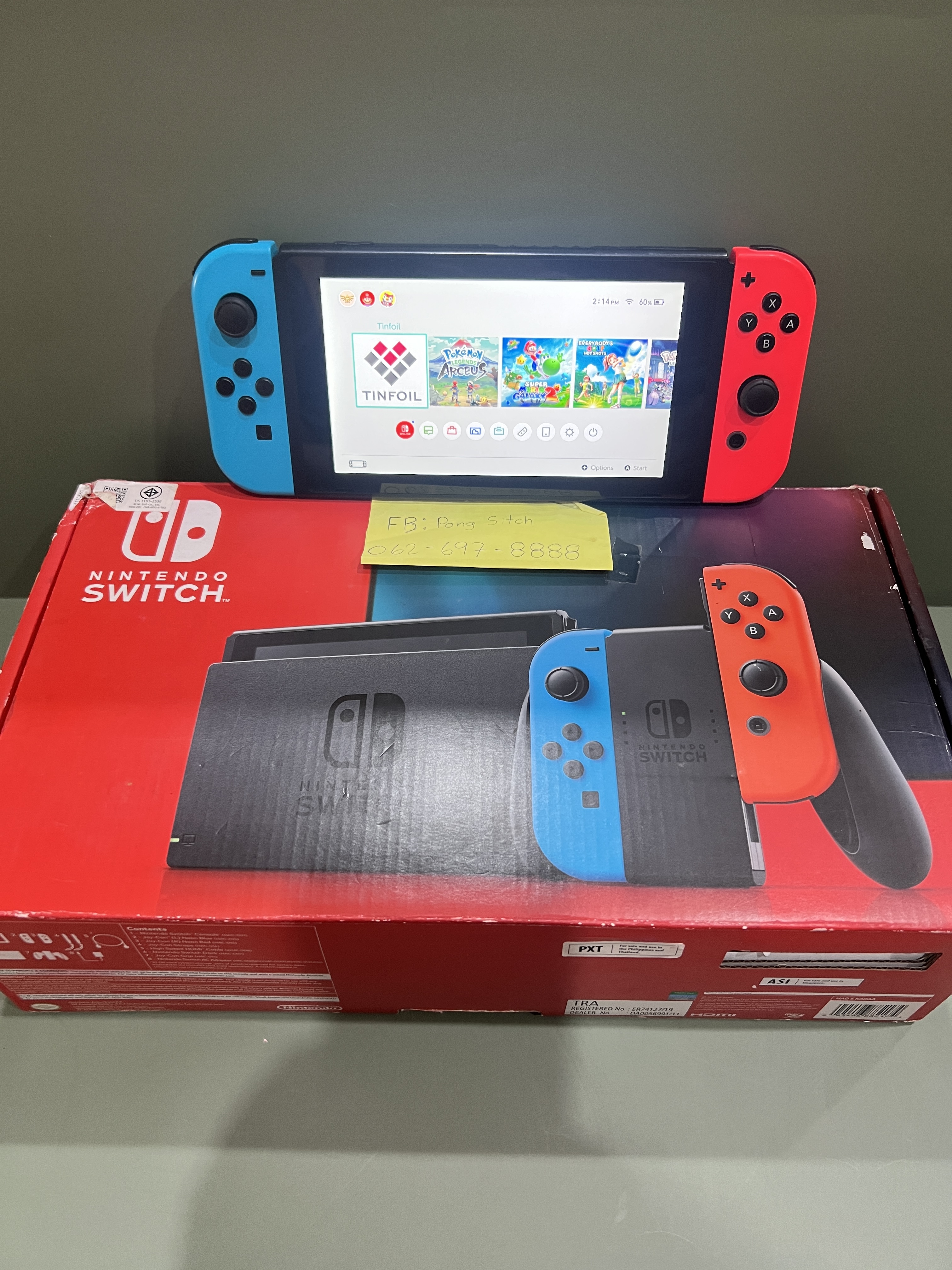 ขาย ninten switch V2 แปลง เมม 128 ราคา 5500